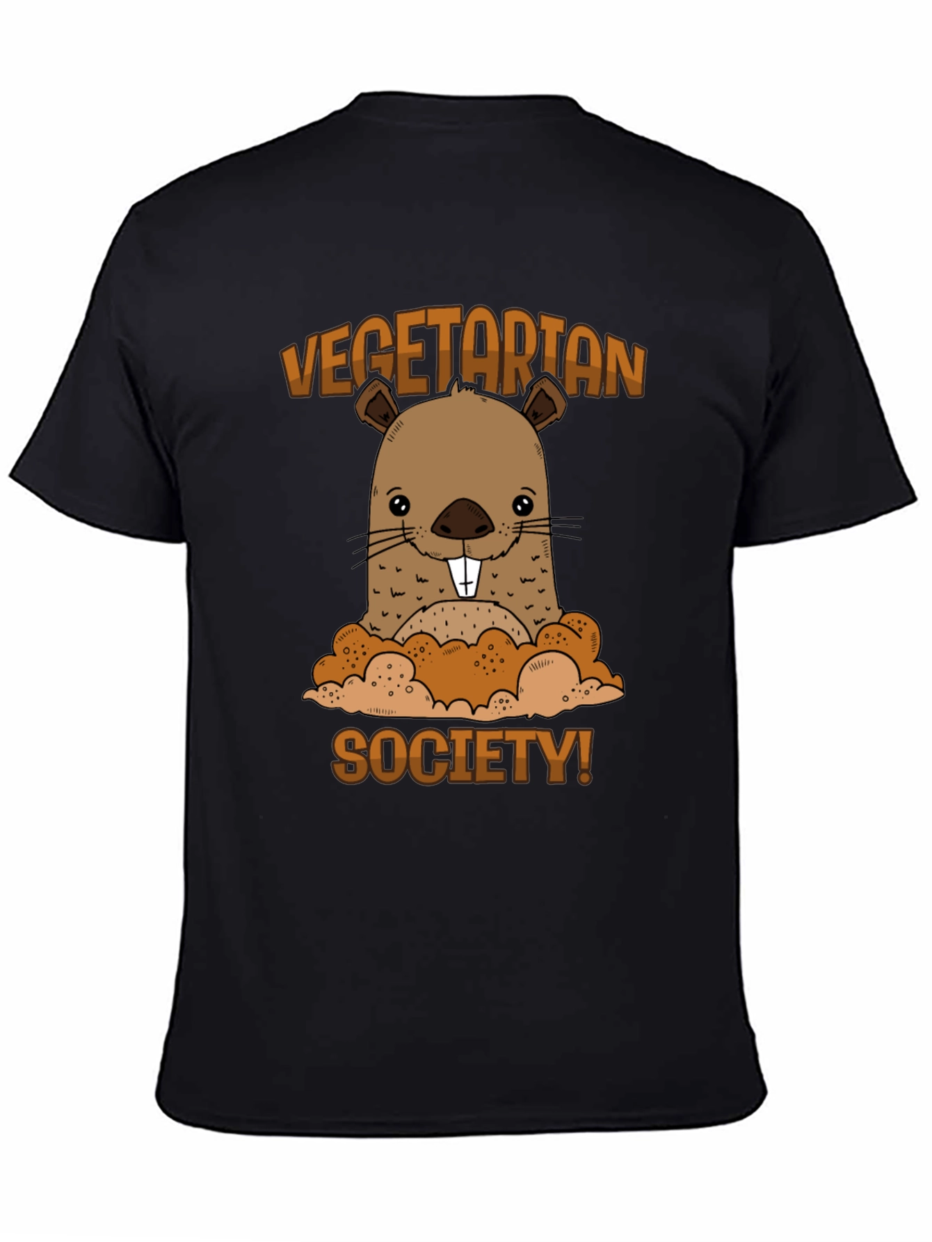 Vegetarian Society Beaver Graphic T-Shirt
