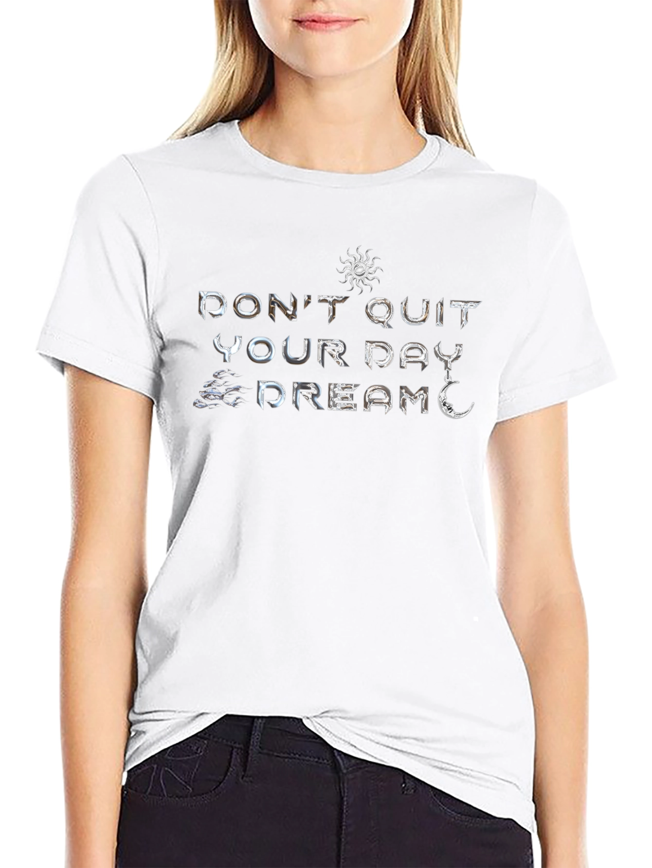 Inspirational Dreamer Black T-Shirt