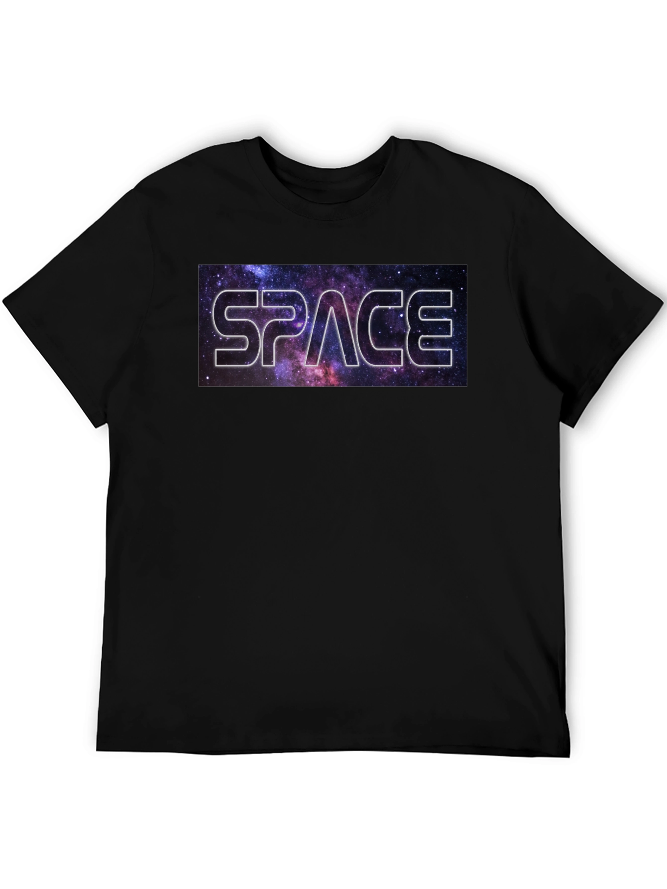 Space Galaxy Black T-Shirt