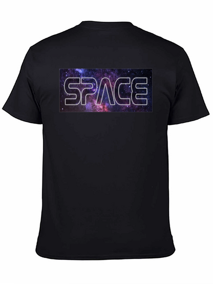 Space Galaxy Black T-Shirt