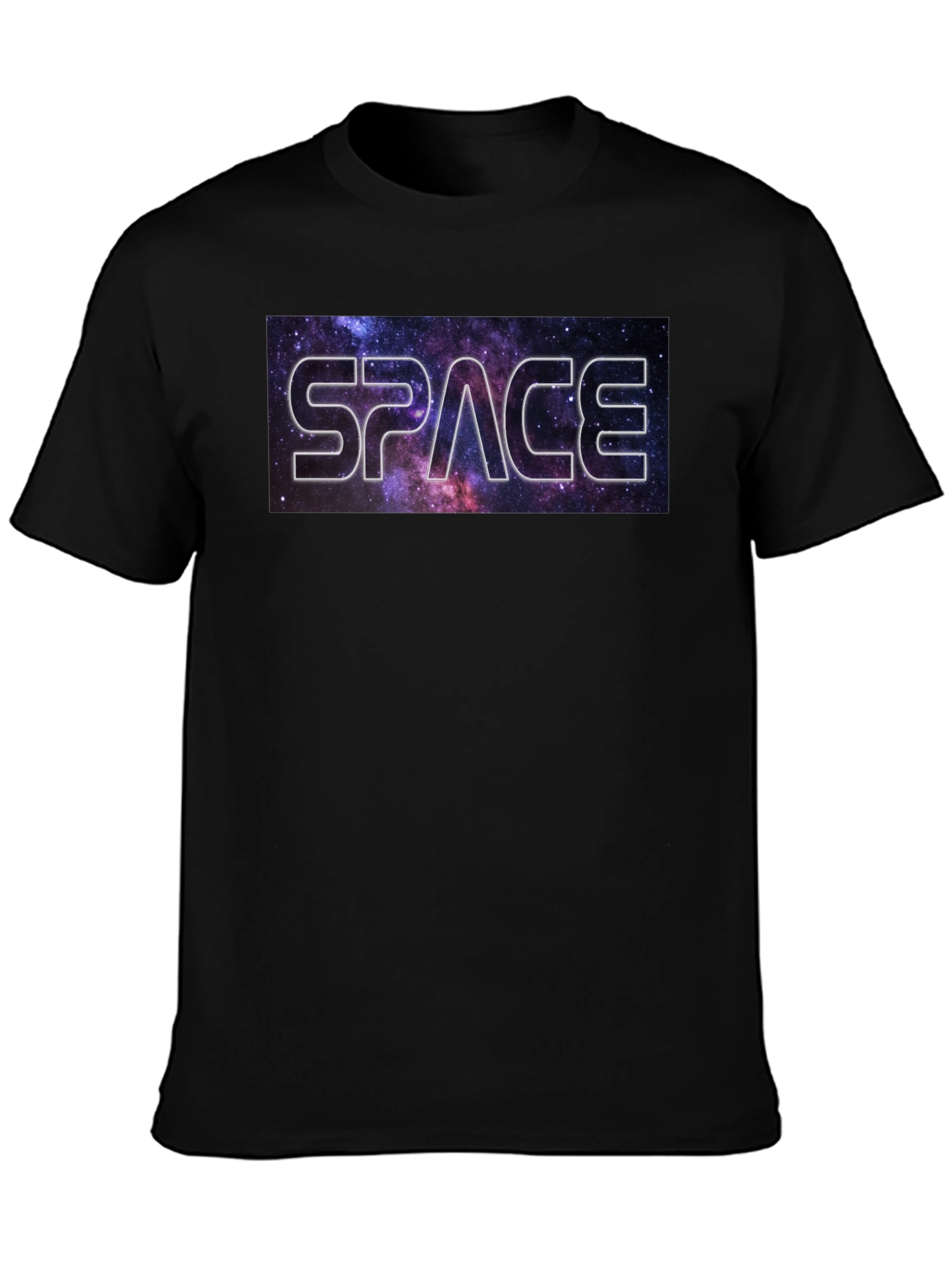 Space Galaxy Black T-Shirt