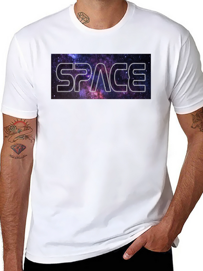 Space Galaxy Black T-Shirt