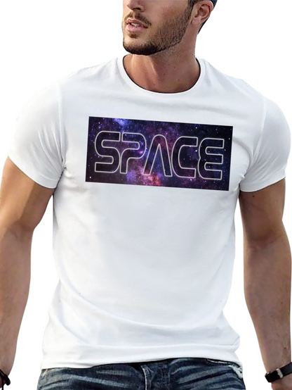 Space Galaxy Black T-Shirt