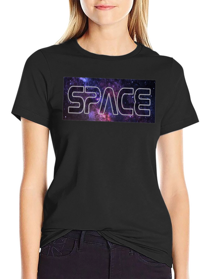 Space Galaxy Black T-Shirt