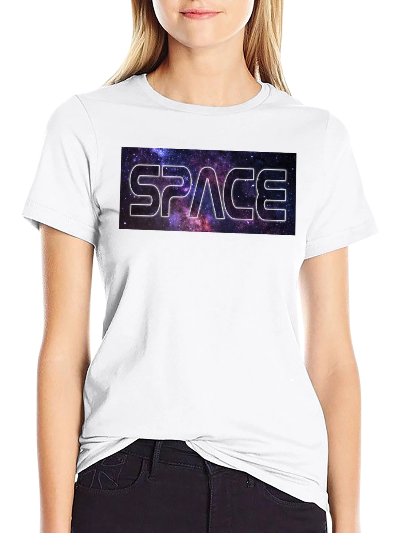 Space Galaxy Black T-Shirt