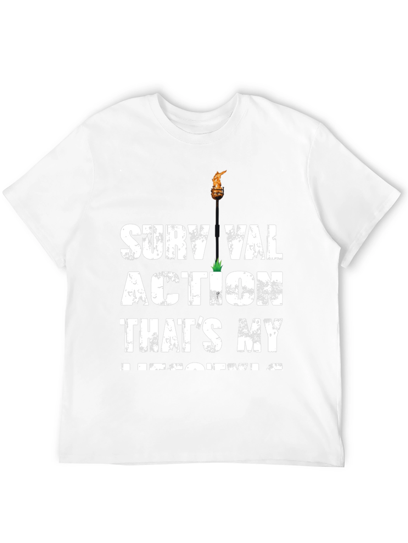 Survival Action Thats My Medicine Black T-Shirt