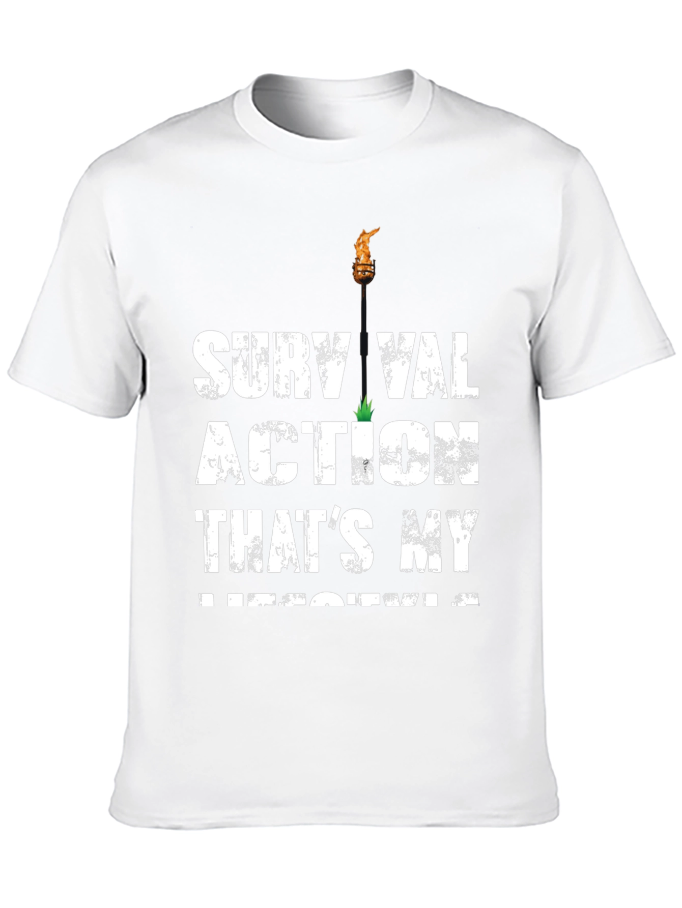 Survival Action Thats My Medicine Black T-Shirt