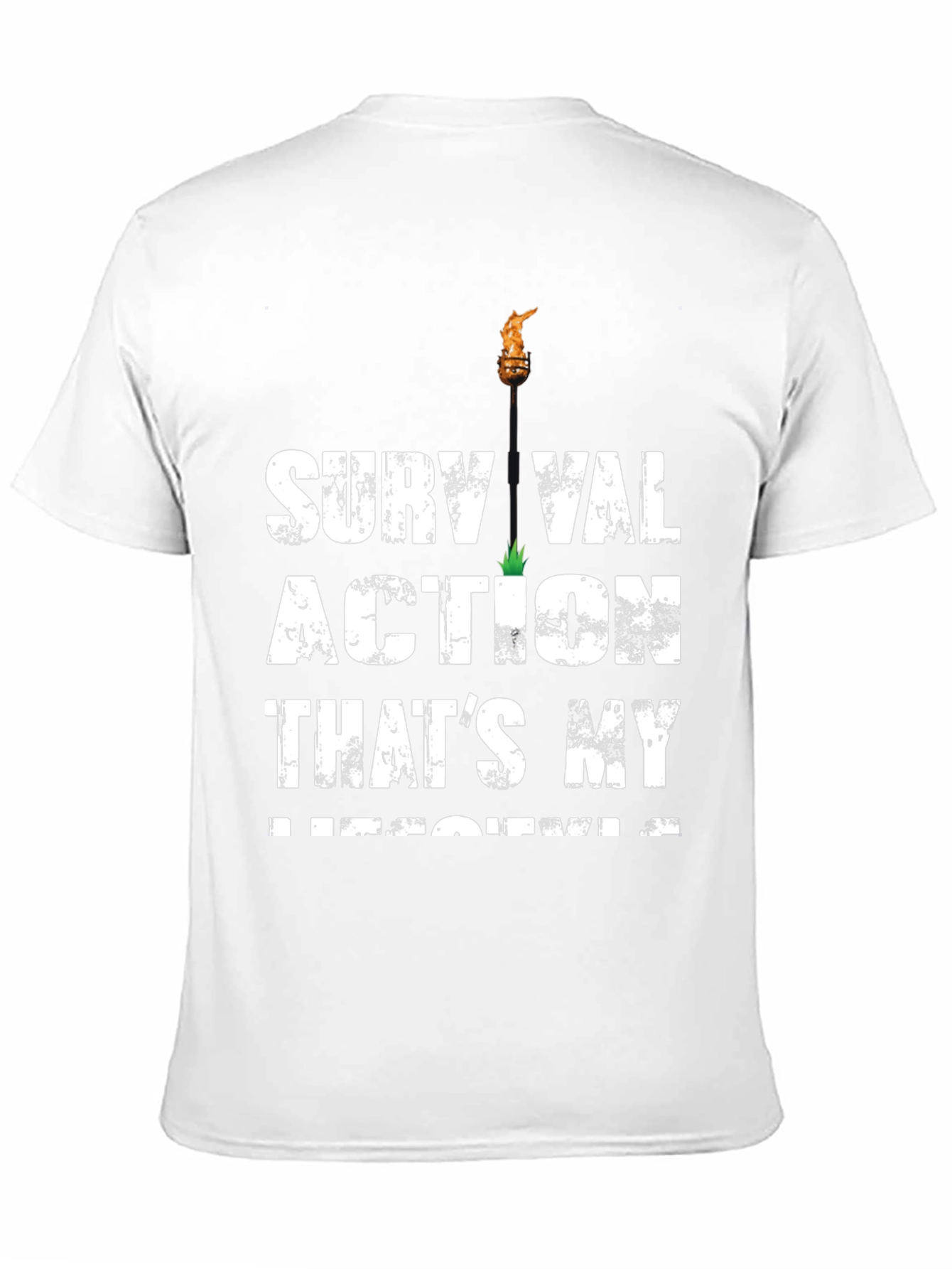 Survival Action Thats My Medicine Black T-Shirt