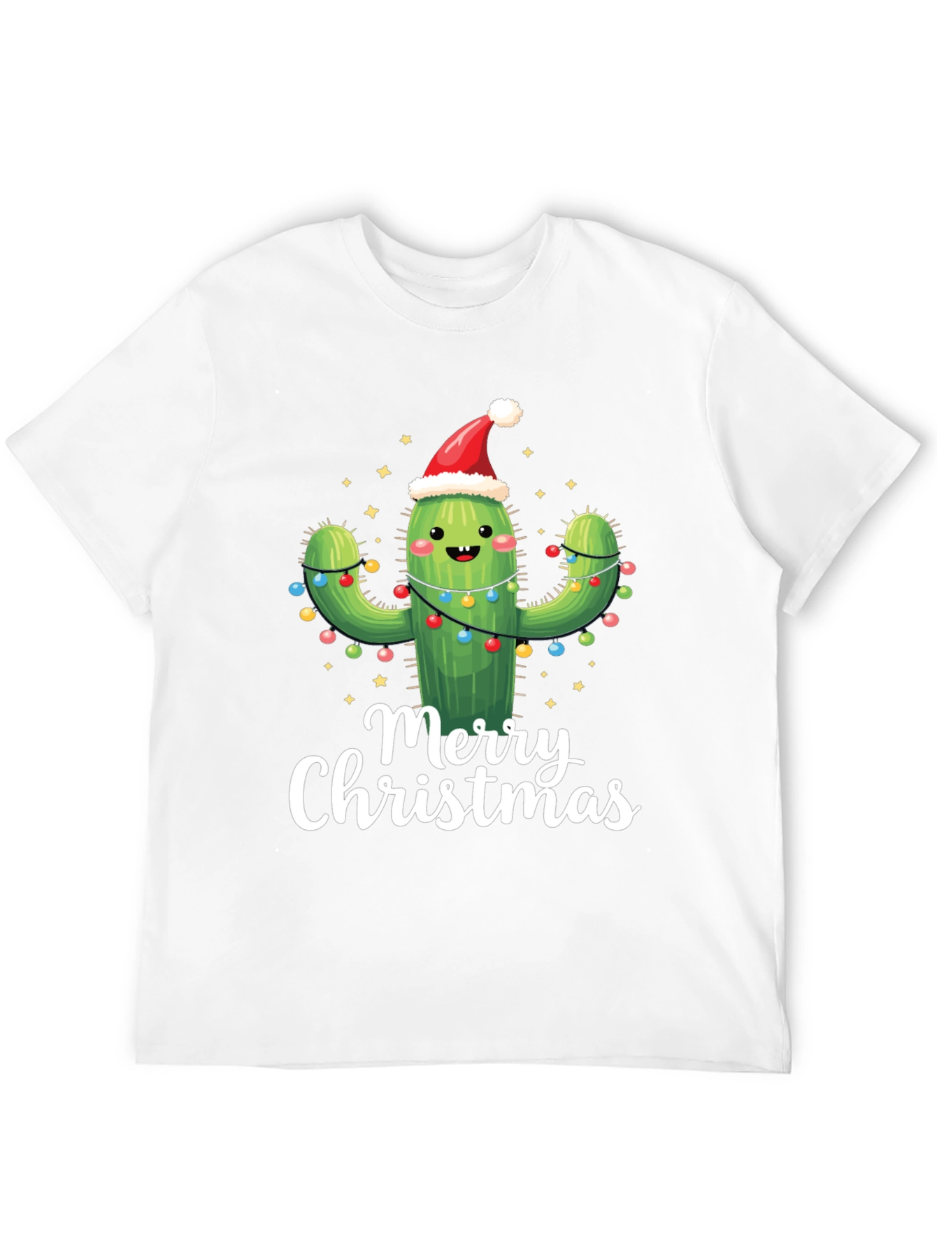 Merry Christmas Cactus T-Shirt