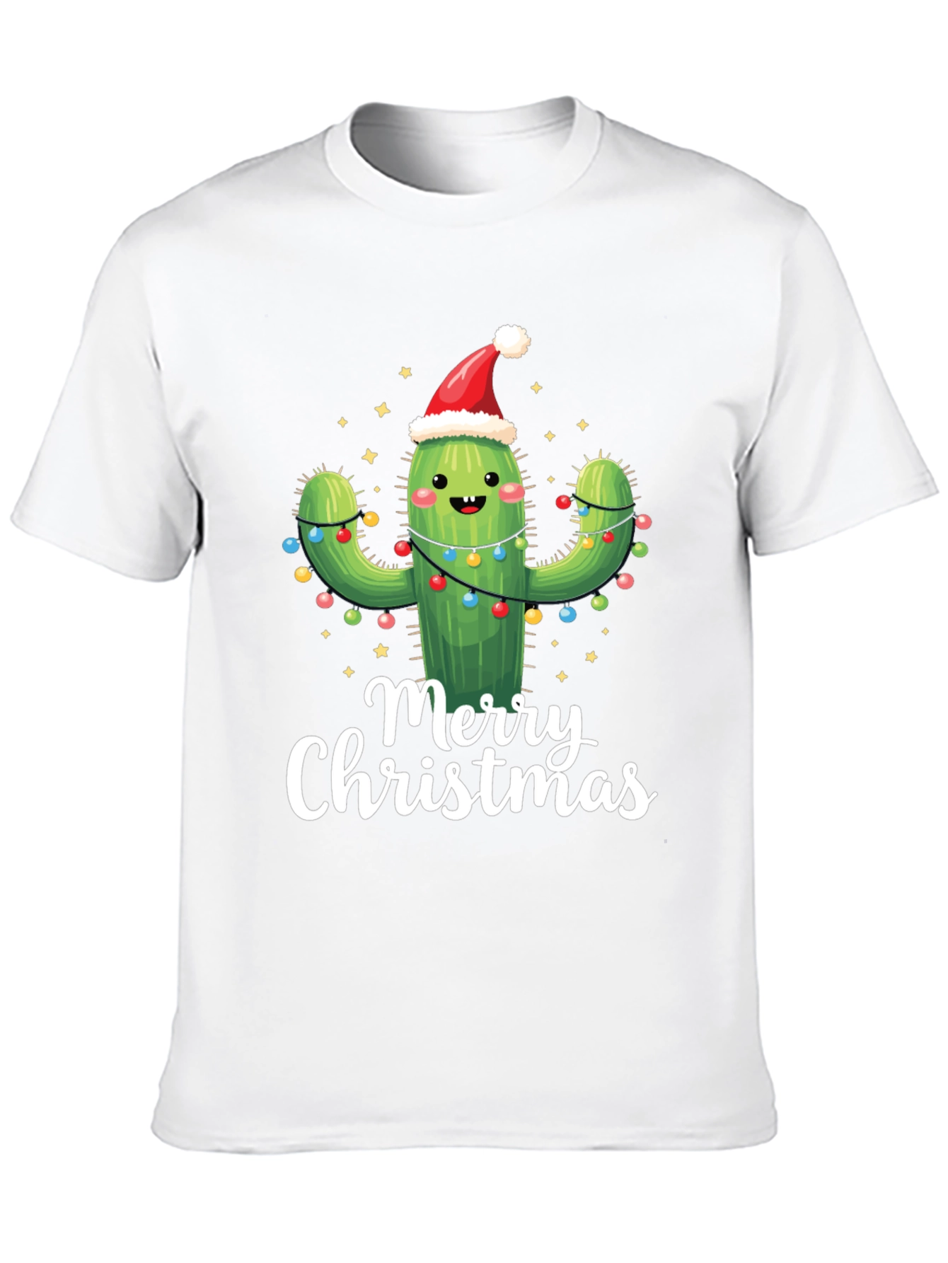 Merry Christmas Cactus T-Shirt