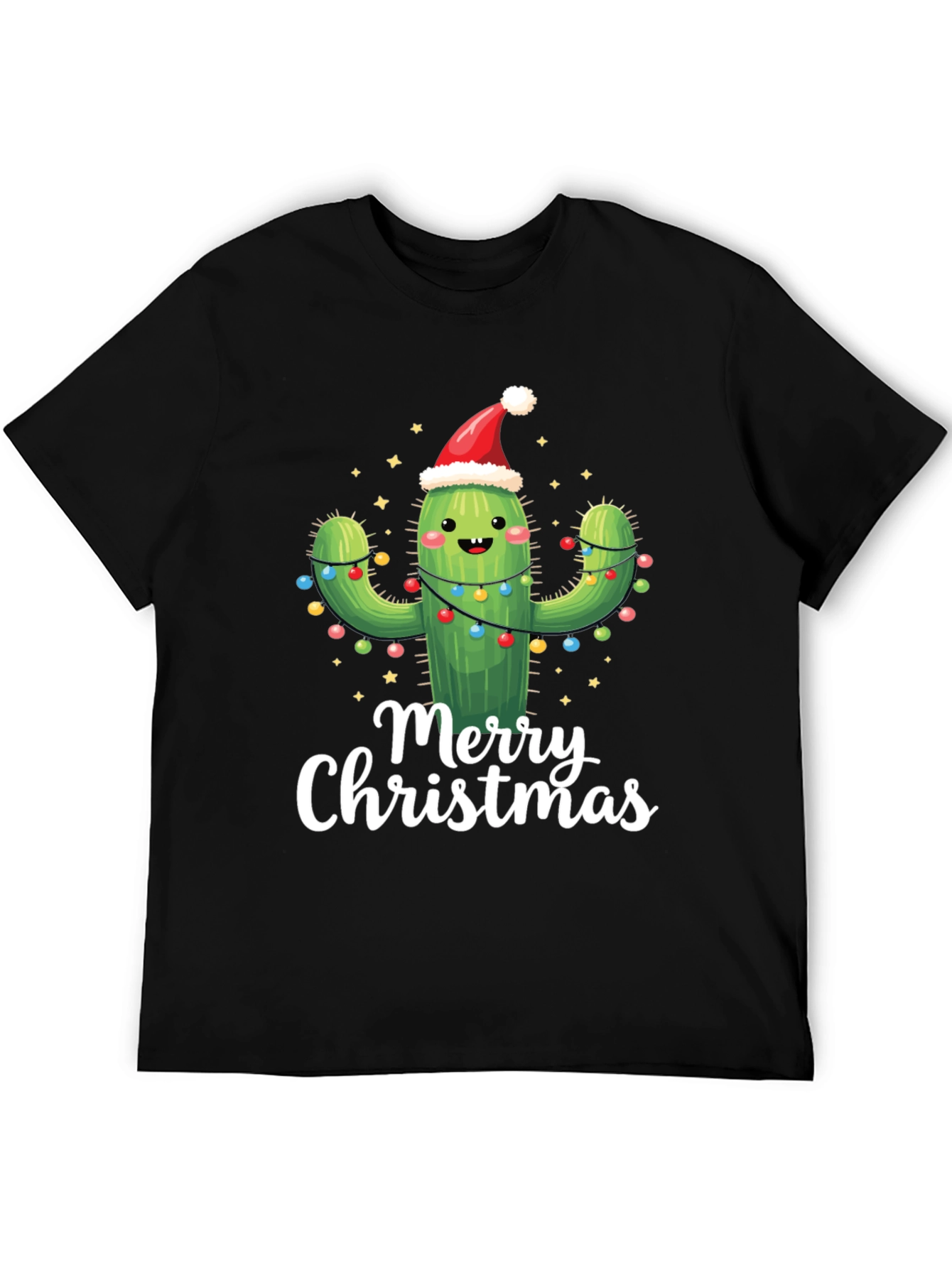 Merry Christmas Cactus T-Shirt