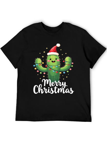 Merry Christmas Cactus T-Shirt