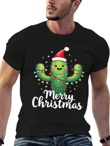 Merry Christmas Cactus T-Shirt