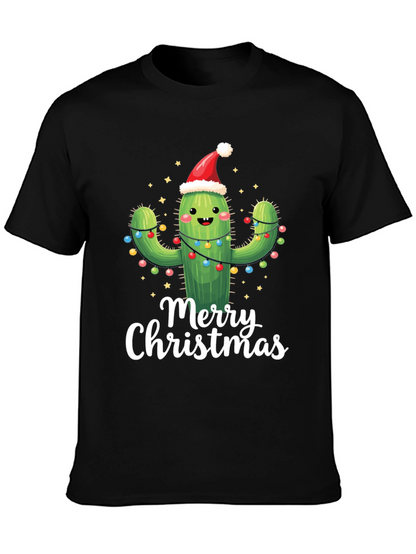 Merry Christmas Cactus T-Shirt