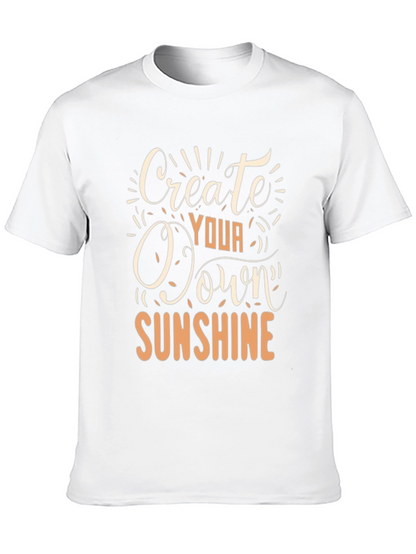 Create Your Own Sunshine Black Graphic Tee