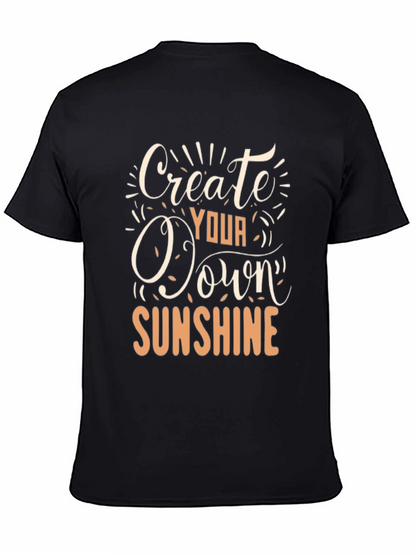 Create Your Own Sunshine Black Graphic Tee