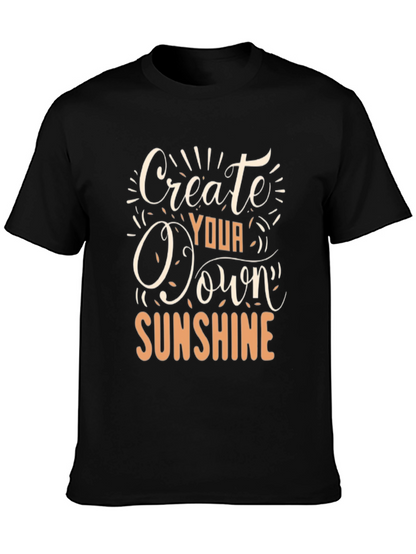Create Your Own Sunshine Black Graphic Tee