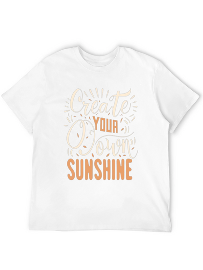 Create Your Own Sunshine Black Graphic Tee