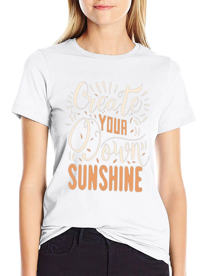 Create Your Own Sunshine Black Graphic Tee