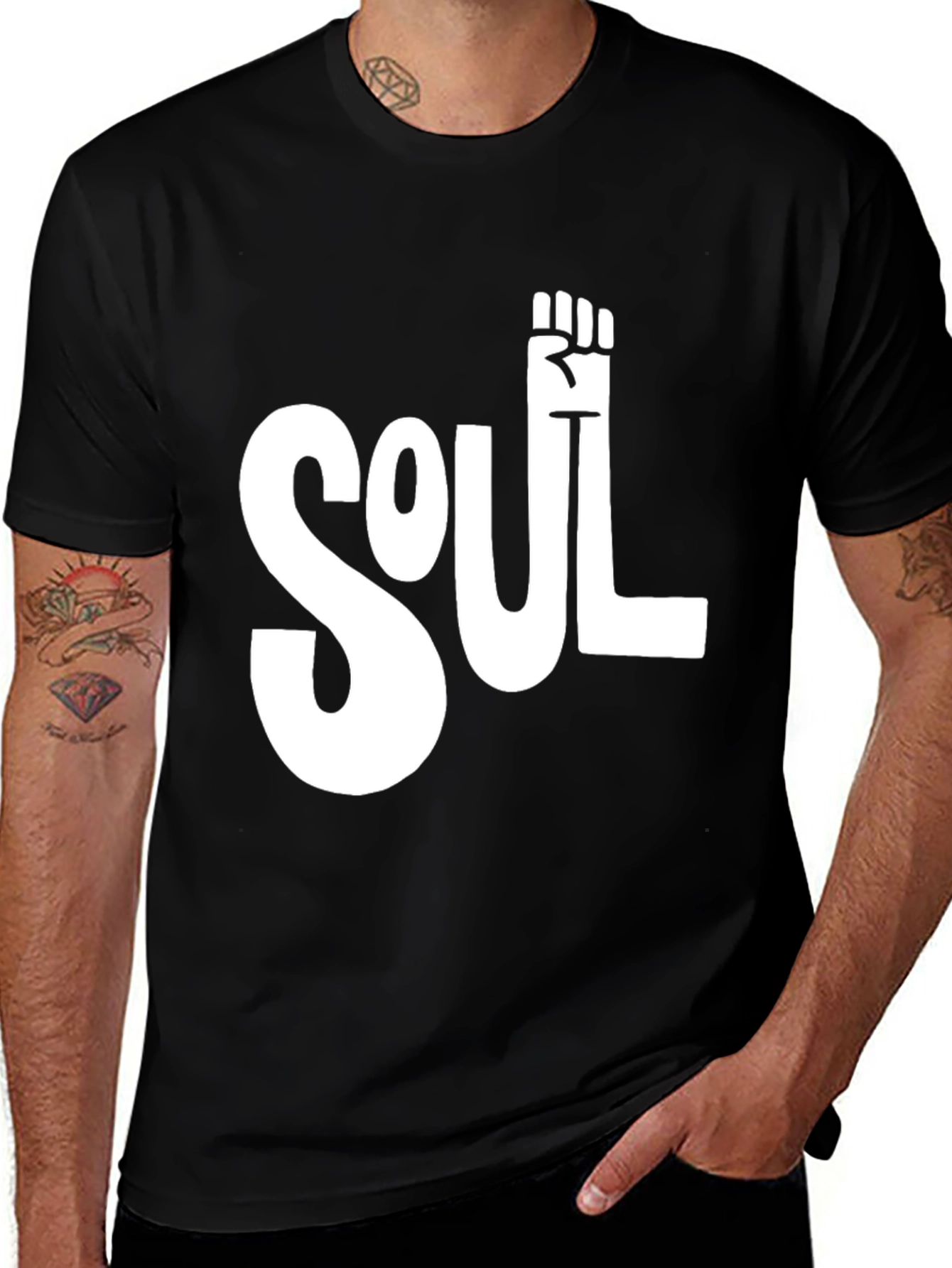 Soul Fist Graphic T-Shirt - Black