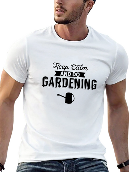 Keep Calm and Do Gardening Graphic T-Shirt