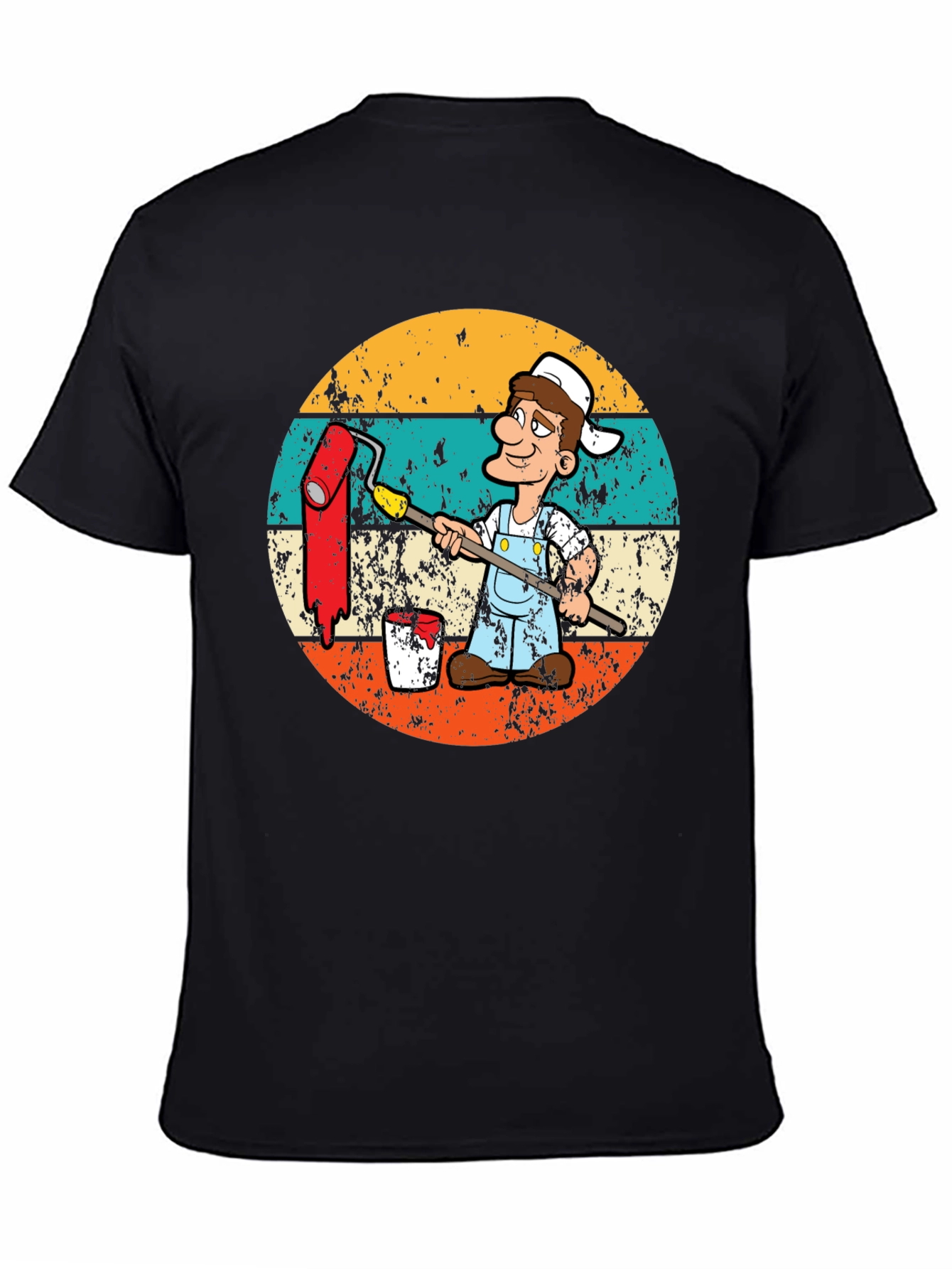 Painter Cartoon Retro T-Shirt