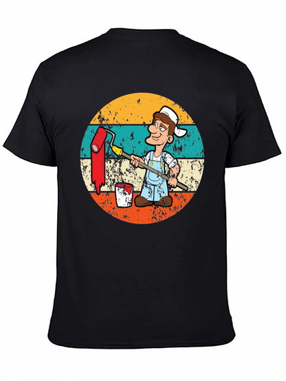 Painter Cartoon Retro T-Shirt