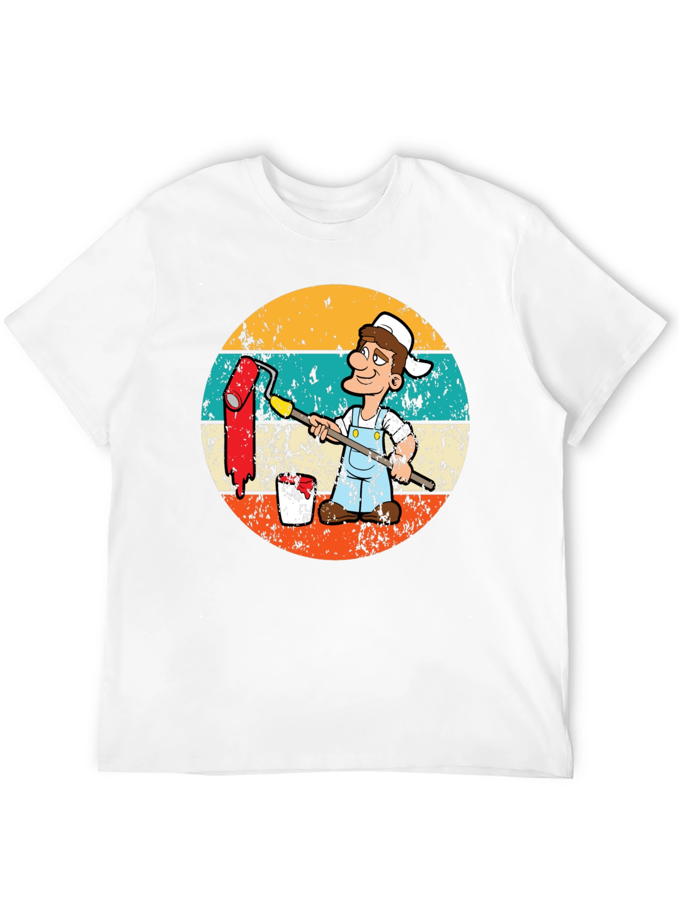 Painter Cartoon Retro T-Shirt