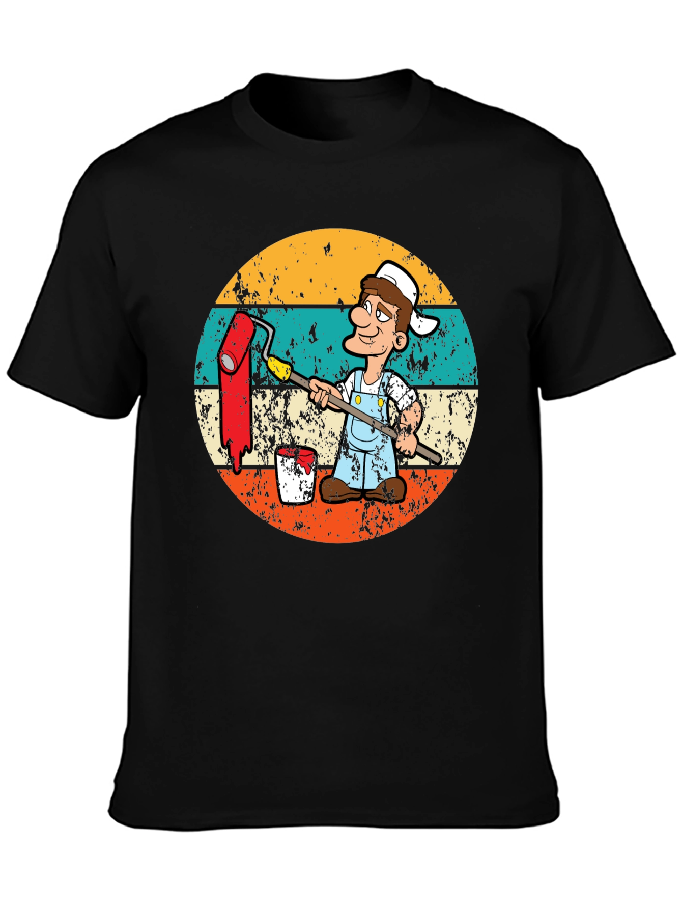 Painter Cartoon Retro T-Shirt