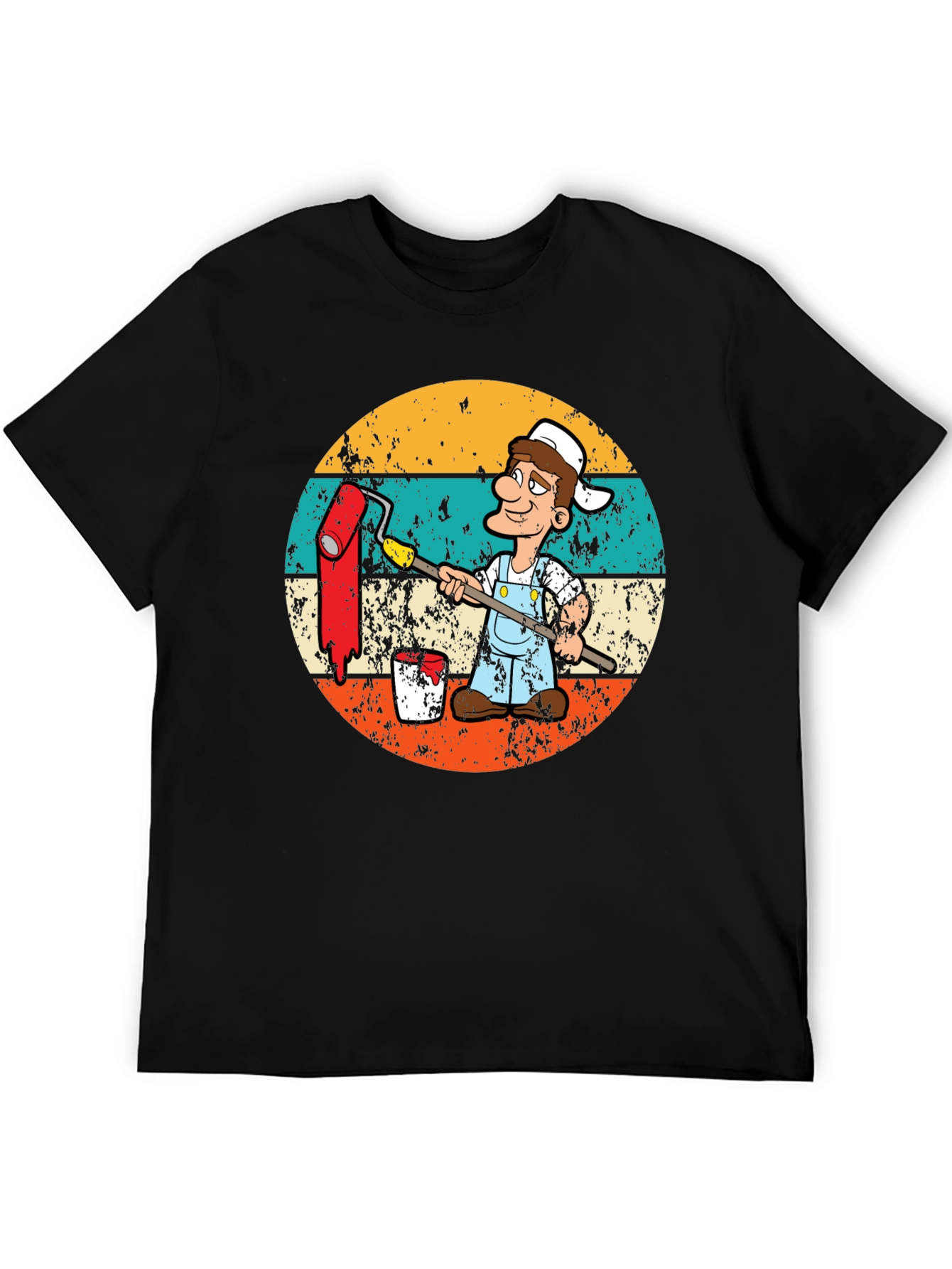 Painter Cartoon Retro T-Shirt