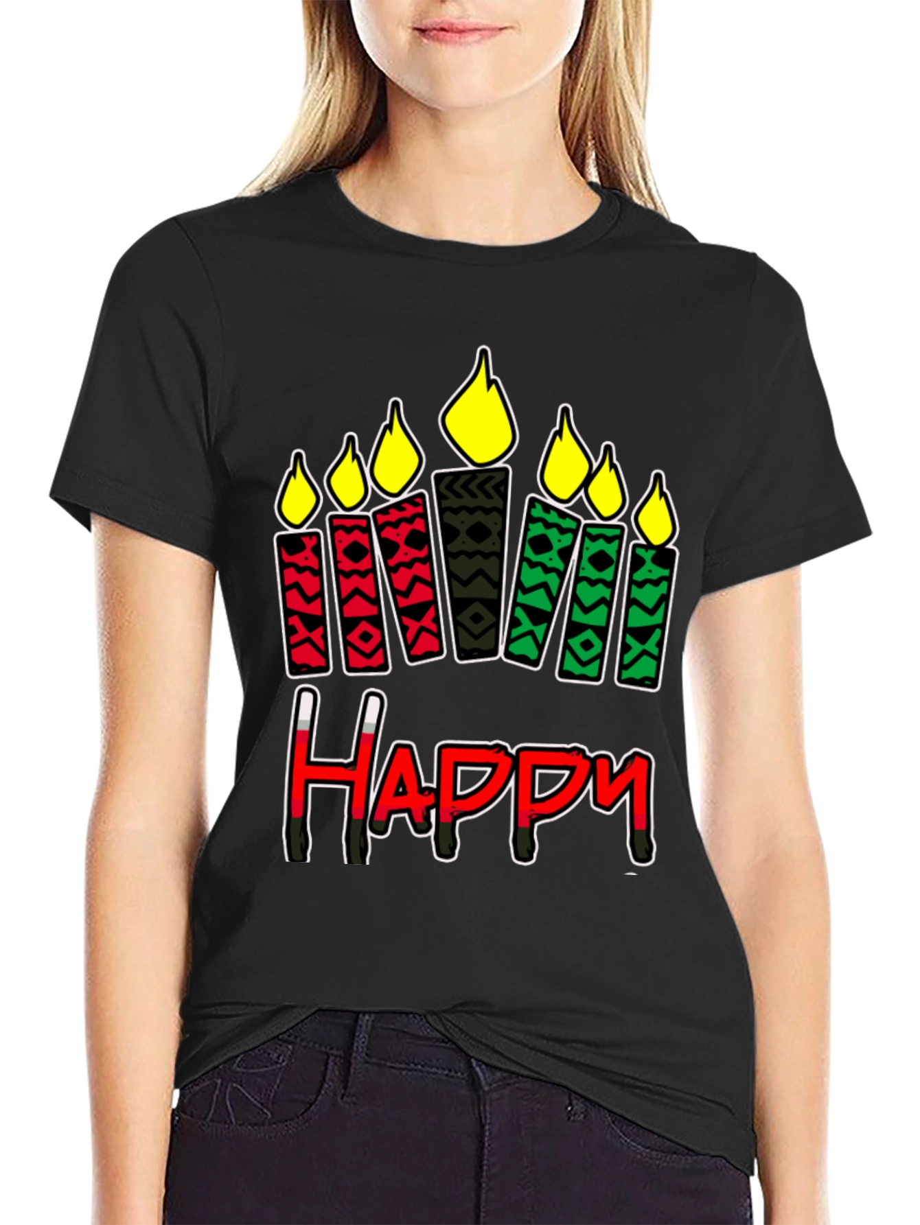 Kwanzaa Happy Candle T-Shirt
