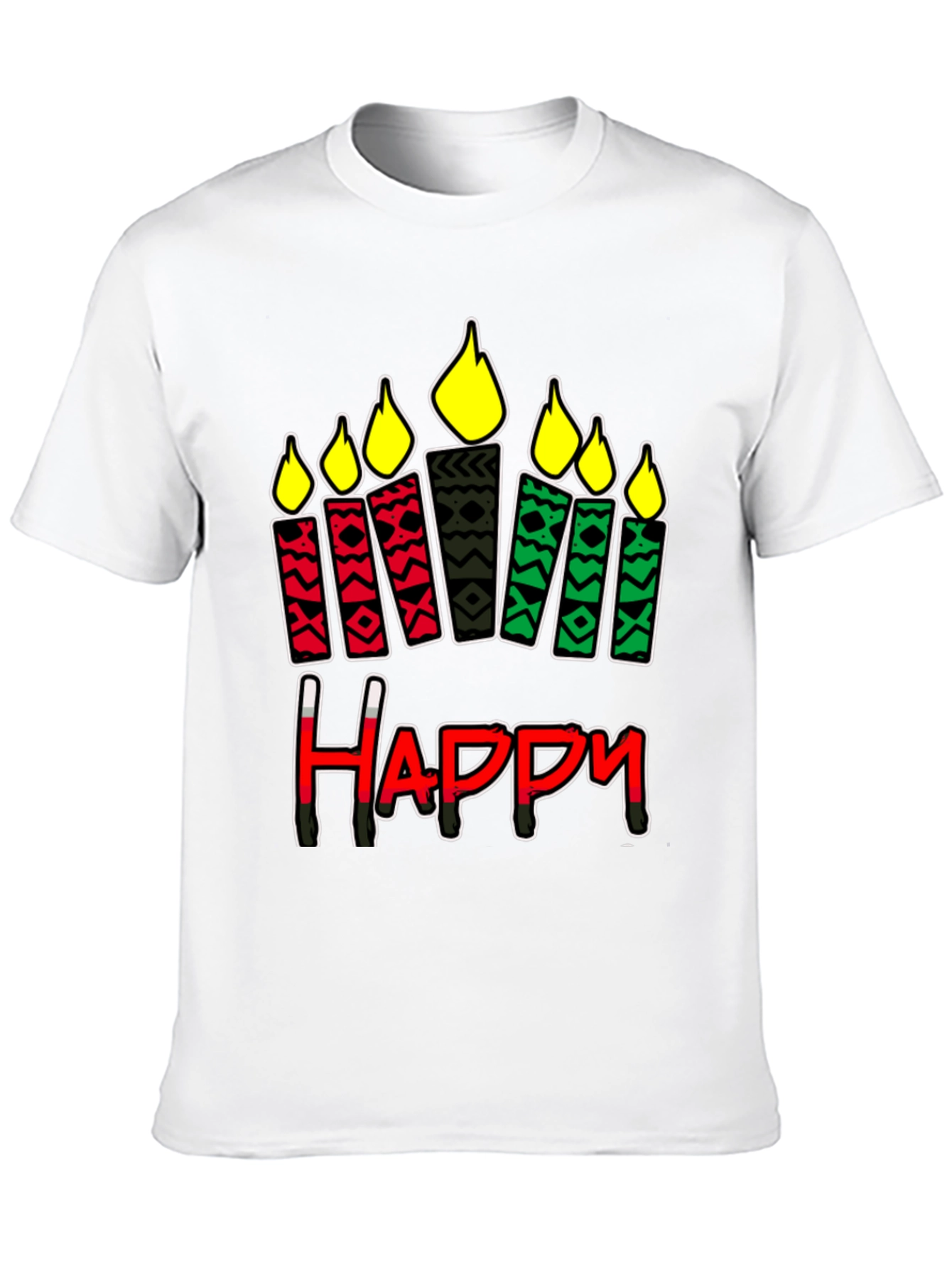 Kwanzaa Happy Candle T-Shirt