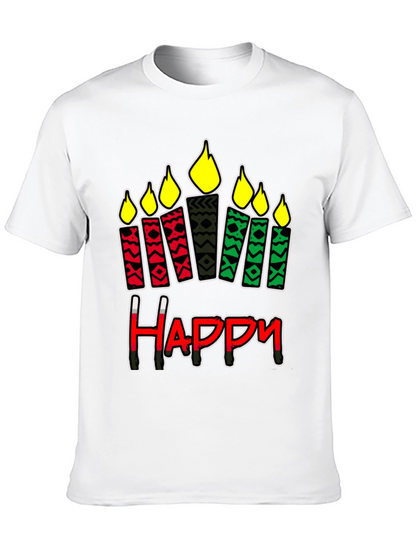 Kwanzaa Happy Candle T-Shirt
