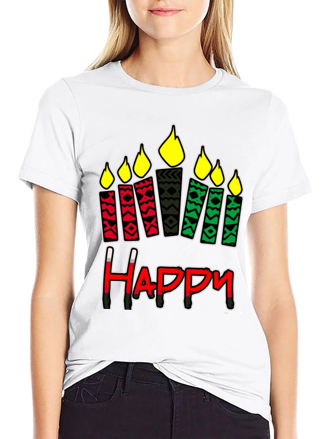 Kwanzaa Happy Candle T-Shirt