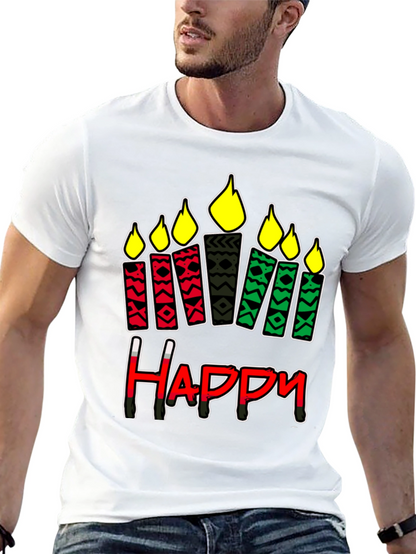 Kwanzaa Happy Candle T-Shirt