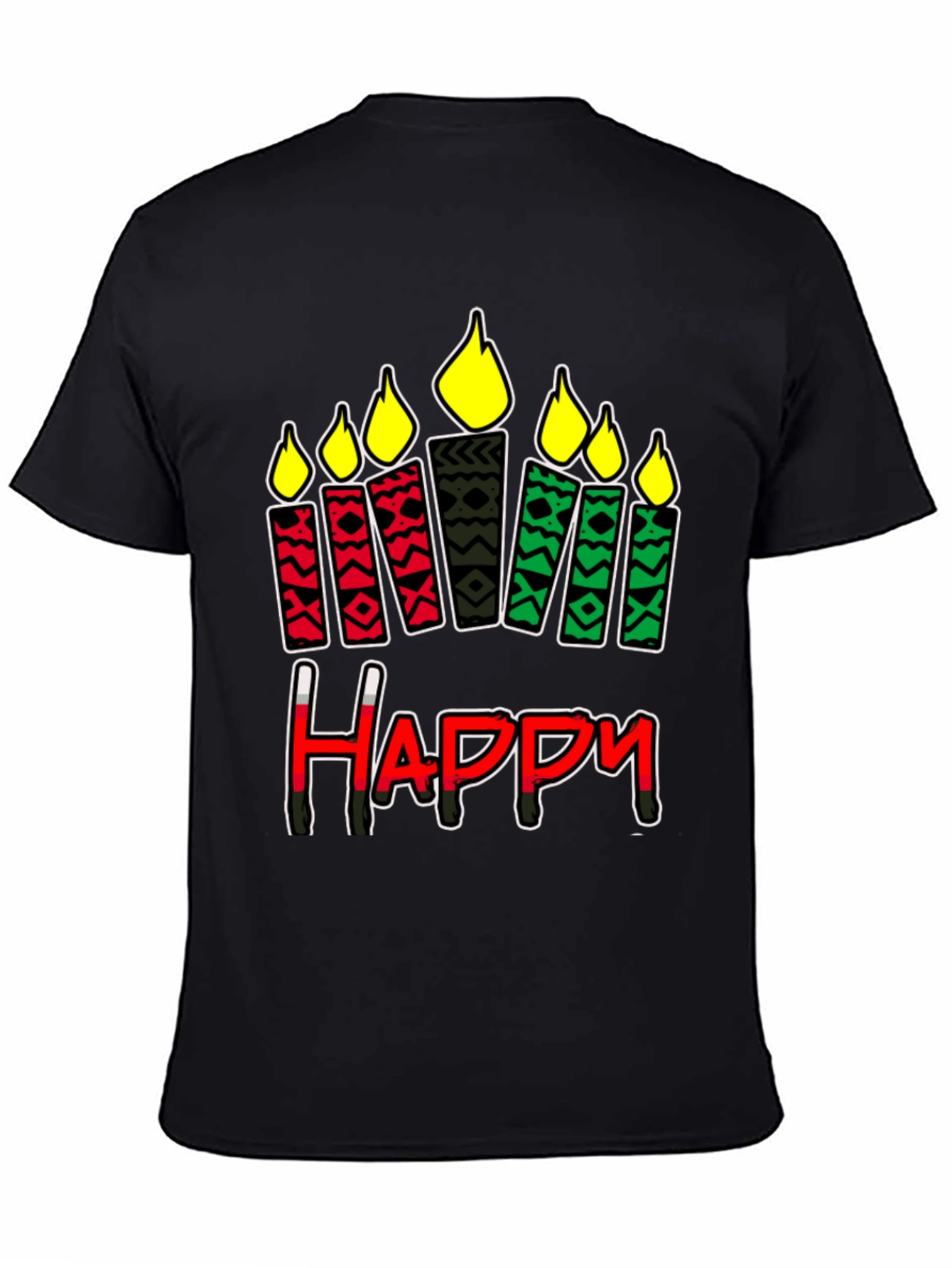 Kwanzaa Happy Candle T-Shirt