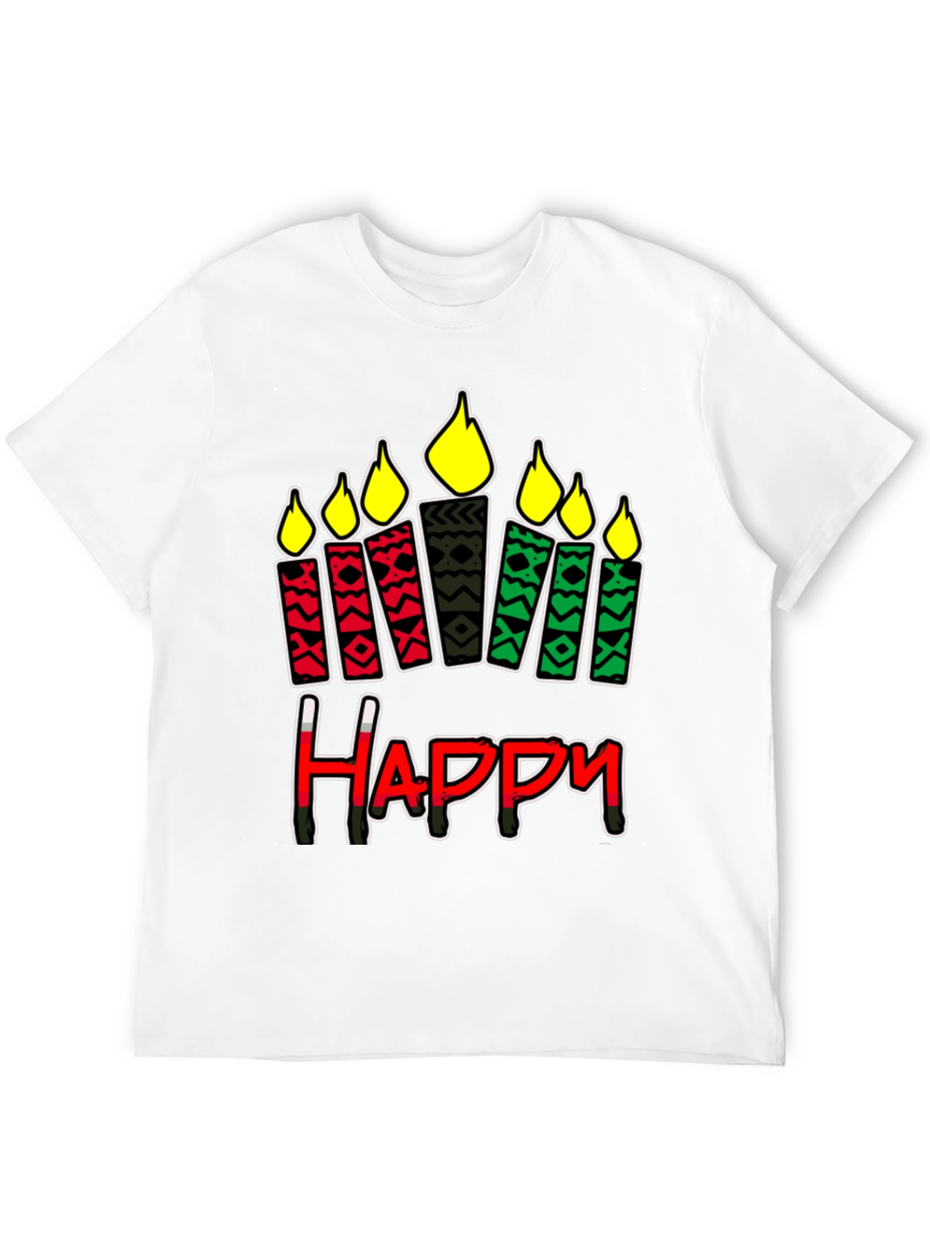 Kwanzaa Happy Candle T-Shirt