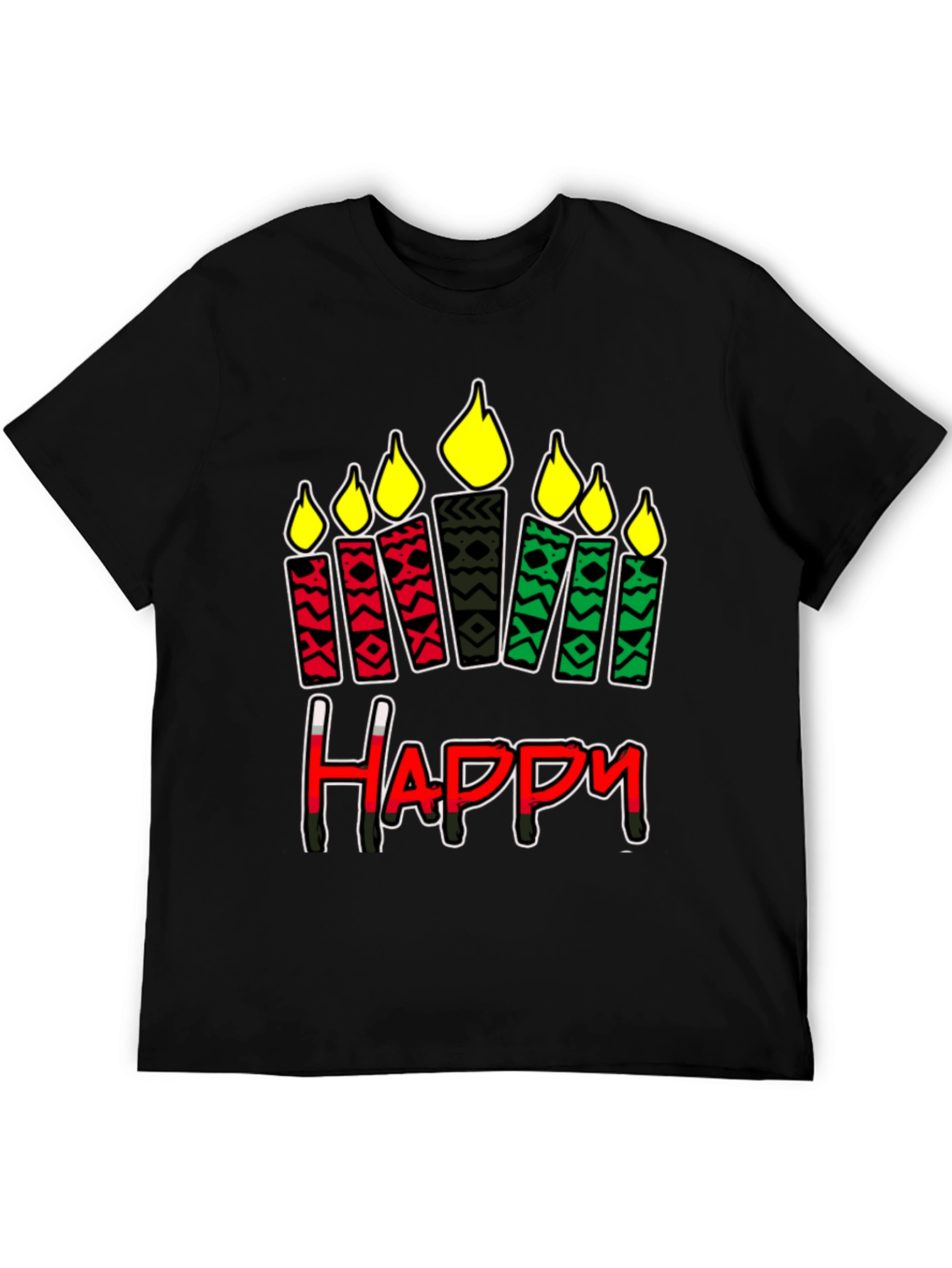 Kwanzaa Happy Candle T-Shirt