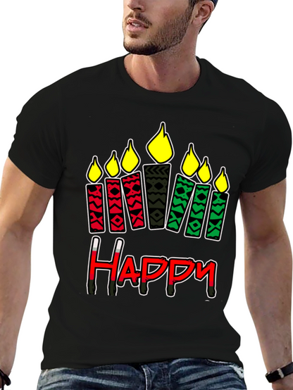 Kwanzaa Happy Candle T-Shirt