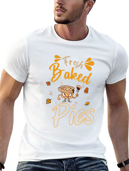 Fresh Baked Pies Graphic Tee - Funny Thanksgiving T-Shirt