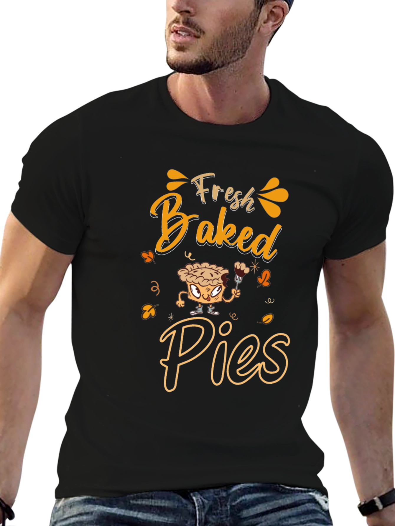 Fresh Baked Pies Graphic Tee - Funny Thanksgiving T-Shirt