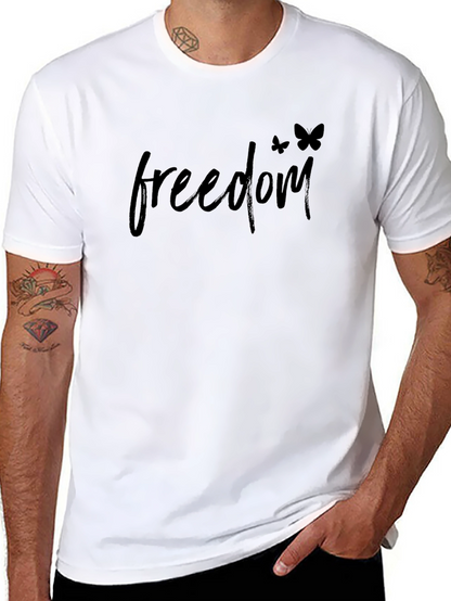 Freedom Graphic Tee - Soft Cotton Blend