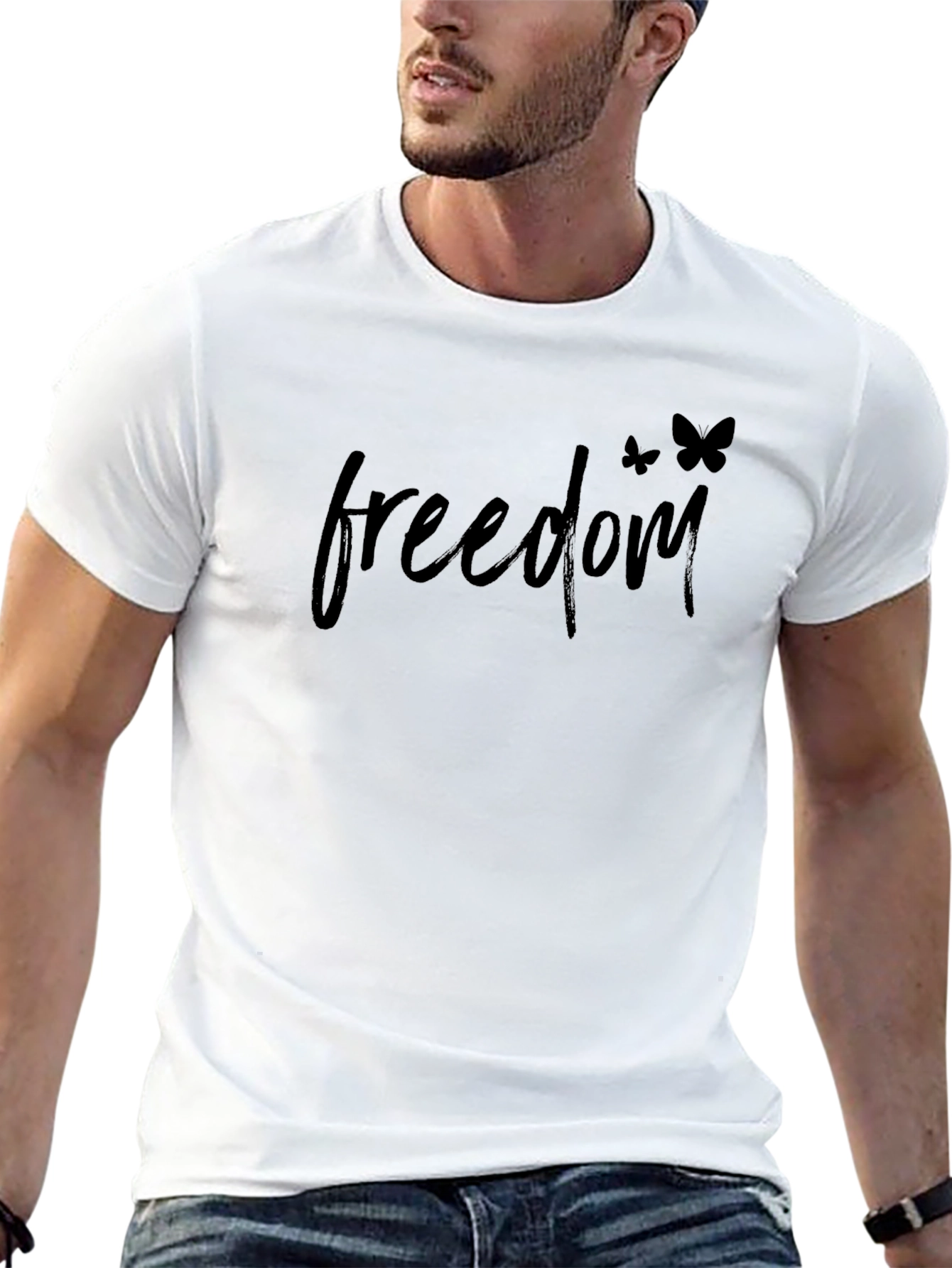 Freedom Graphic Tee - Soft Cotton Blend
