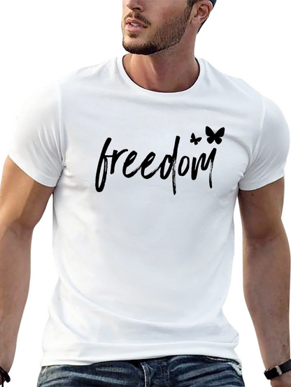Freedom Graphic Tee - Soft Cotton Blend