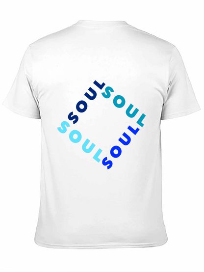 Soul Graphic Print Mens Black T-Shirt