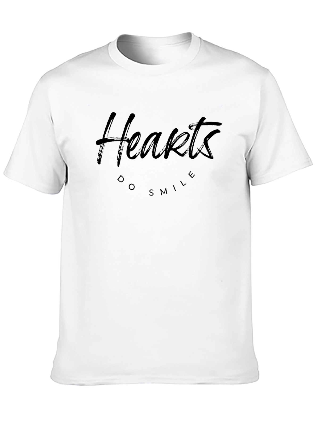 Hearts Do Smile Graphic Print Tee