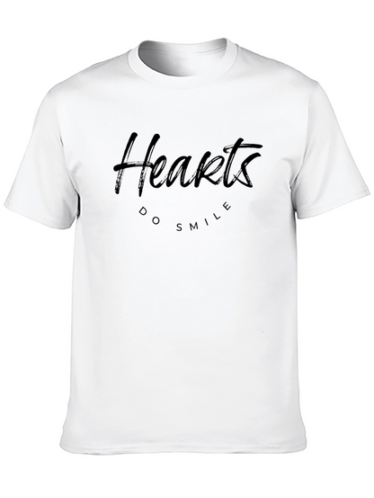 Hearts Do Smile Graphic Print Tee