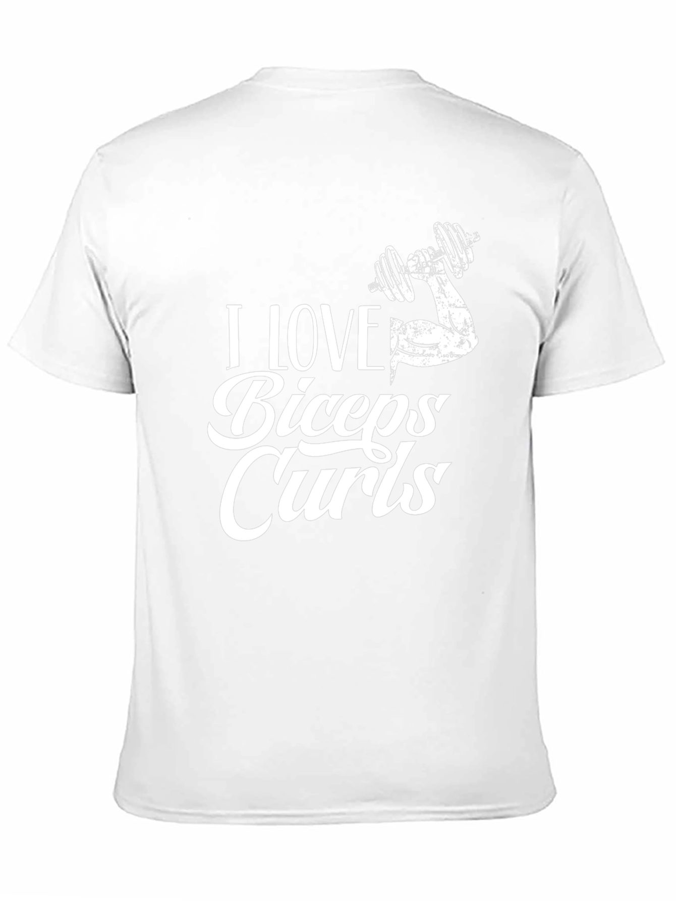 I Love Biceps Curls Graphic T-Shirt