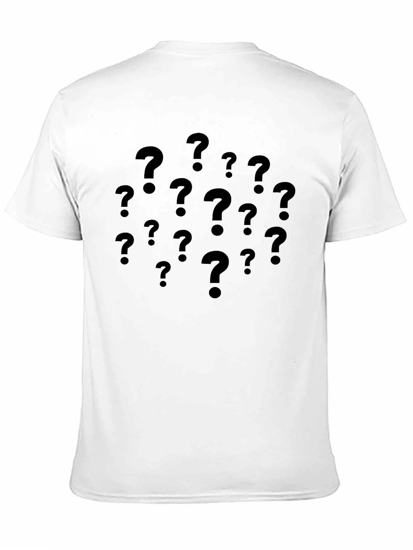 Mystery Question Marks T-Shirt - Dark Graphic Tee