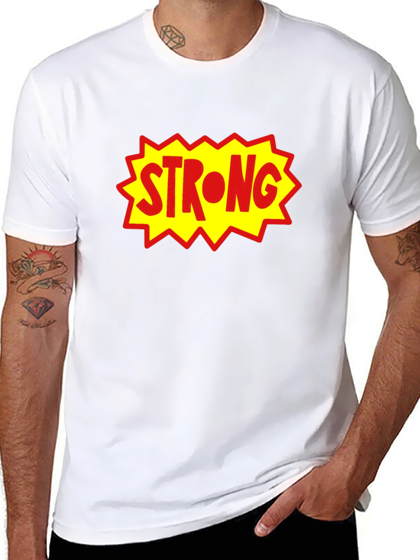 Strong Graphic Tee - Bold Statement Shirt